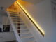 Eiken traprenovatie leuning met Ledverlichting